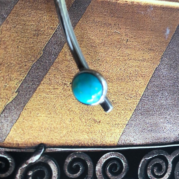 Sterling silver choker with turquoise - Picture 4 of 4